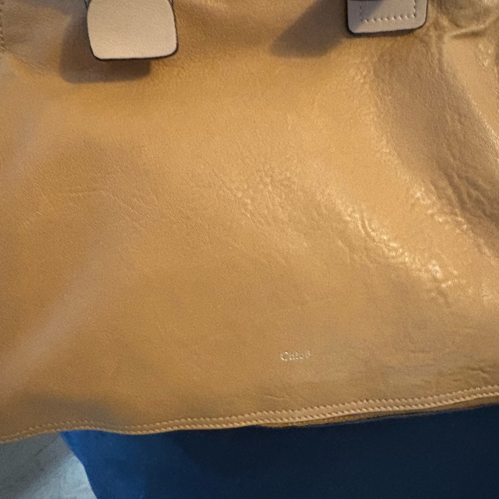 Chloe Tan and Cream Satchel shoulder bag - Picture 2 of 12
